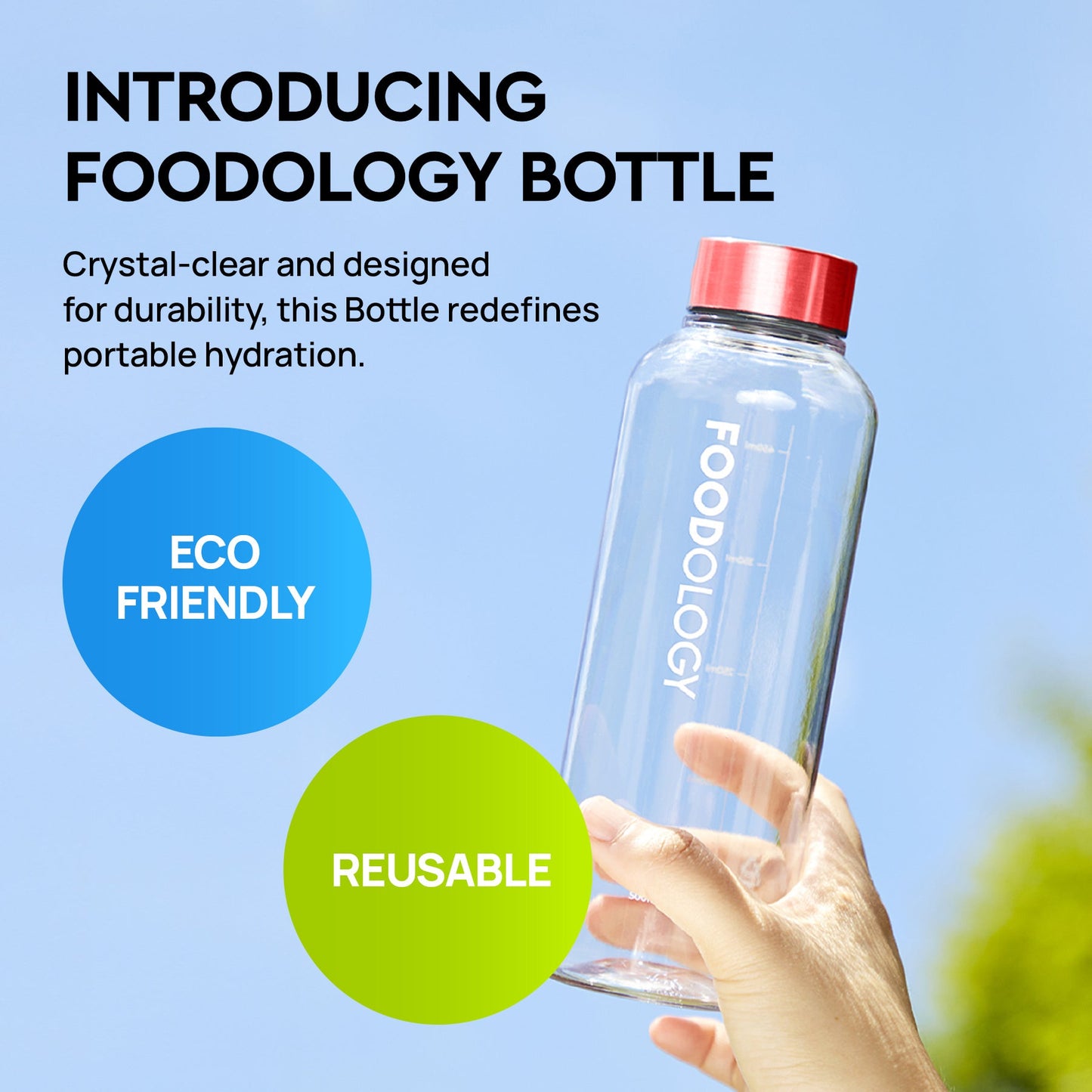 Drink Mix Bottle (Red, 16.9fl oz)